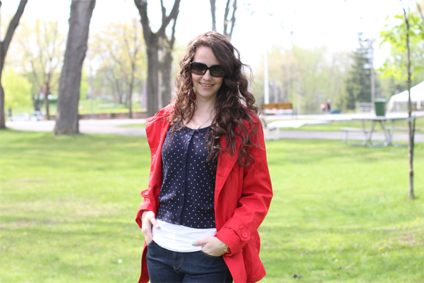 OOTD - Marinho & Vermelho - Drummondville - Sue Brandao